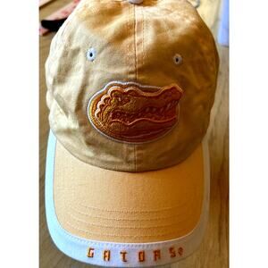 y2k Florida Gators Hat Yellow womens RARE Baseball Hat Gator Logo Gamewear VTG